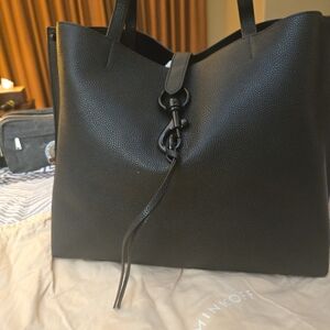 Rebecca Minkoff Black Textured Tote